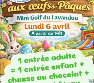 Easter Egg Hunt at the Lavandou Mini-Golf Course