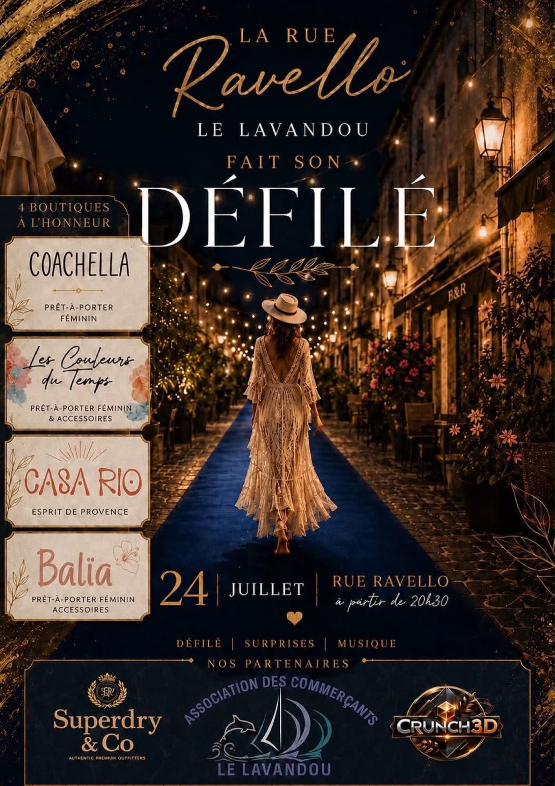 La rue Ravello fait son défilé_Le Lavandou