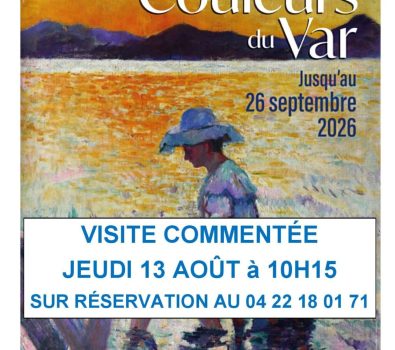 Guided tour of the ‘Couleurs du Var’ exhibition at Villa Théo