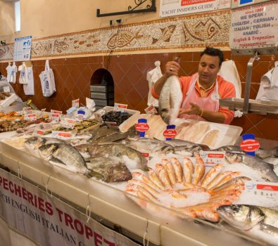 Saint-Tropez fish market