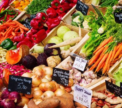 Provençal market of Pierrefeu du Var